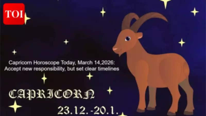Capricorn Horoscope: Saturn Rewards Steady Effort, Family Harmony Prevails