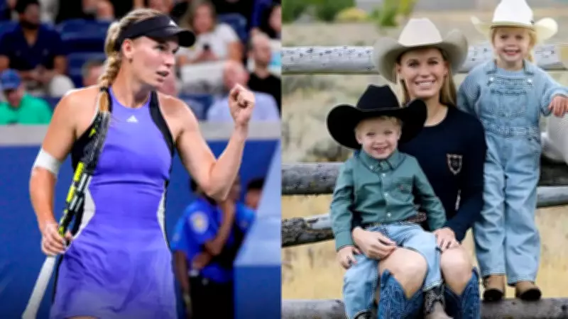 Caroline Wozniacki's Kids Show Natural Tennis Skills in Viral Family Video