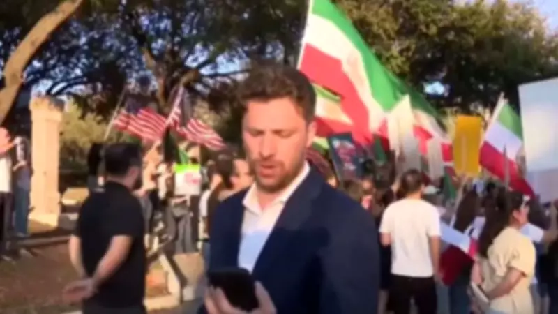 CBS Austin Reporter Defies Orders, Covers Pro-Trump Rally Amid Iran Conflict