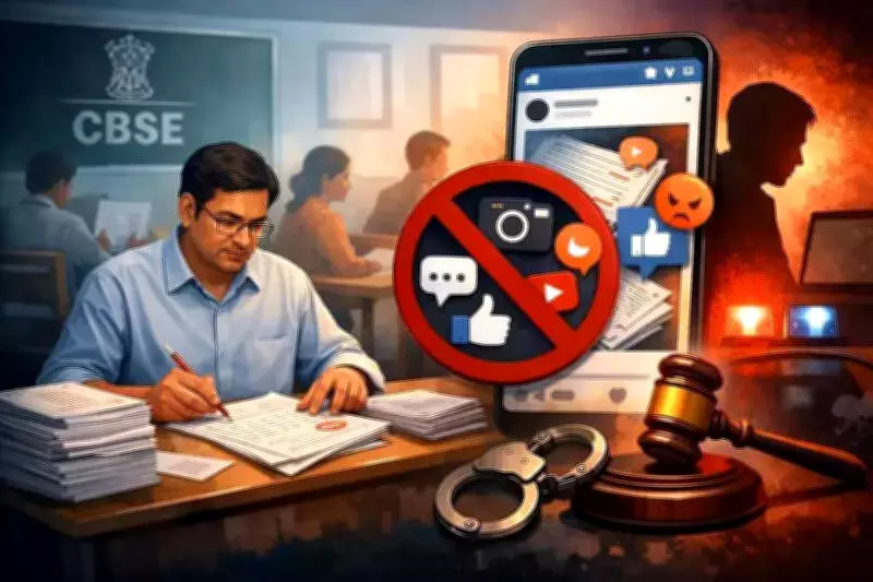 CBSE Warns Teachers Against Social Media Posts on Exam Evaluation