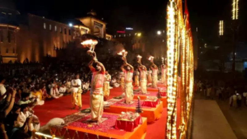 Chaitra Navratri Begins with Grand Ganga Aarti at Kashi's Lalita Ghat