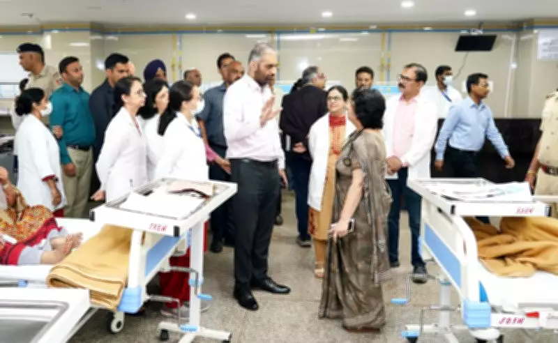 Chandigarh Health Secretary Reviews Emergency & Trauma Facilities at GMCH