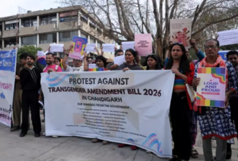 Chandigarh Protests Erupt Over Transgender Amendment Bill, Activists Decry Rights Assault