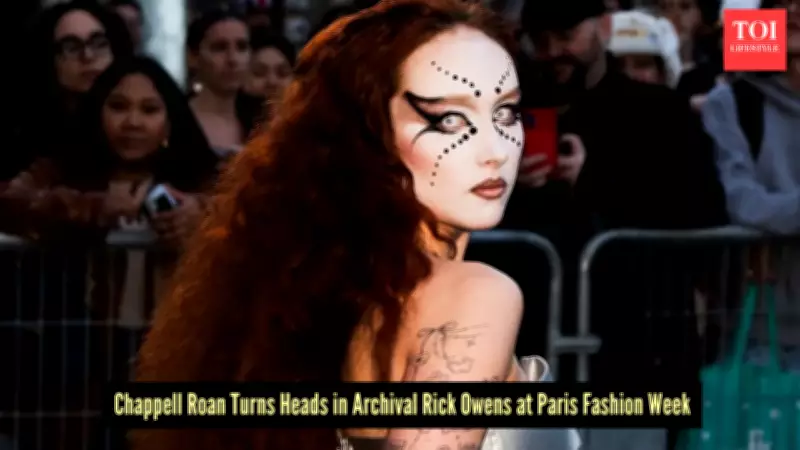 Chappell Roan Stuns at Paris Fashion Week in Archival Rick Owens Warrior Gown