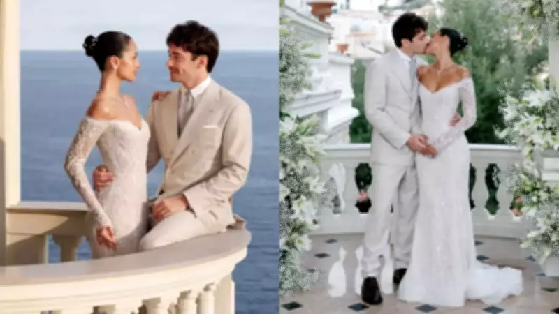 Charles Leclerc and Alexandra Saint Mleux Share Dreamy Wedding Photos, Plan Church Ceremony