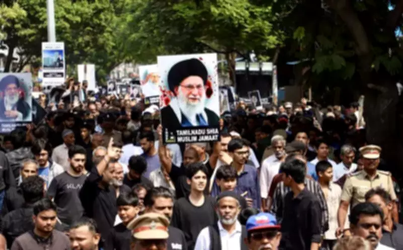 Chennai Sees Major Protest at US Consulate Over Iran Conflict, 200 Detained