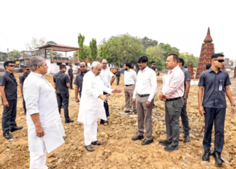 CM Nitish Kumar Inspects Patna Development Projects, Urges Faster Completion