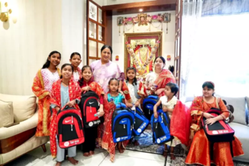 CM Rekha Gupta Performs Kanya Pujan on Durga Ashtami, Hails Daughters as Shakti