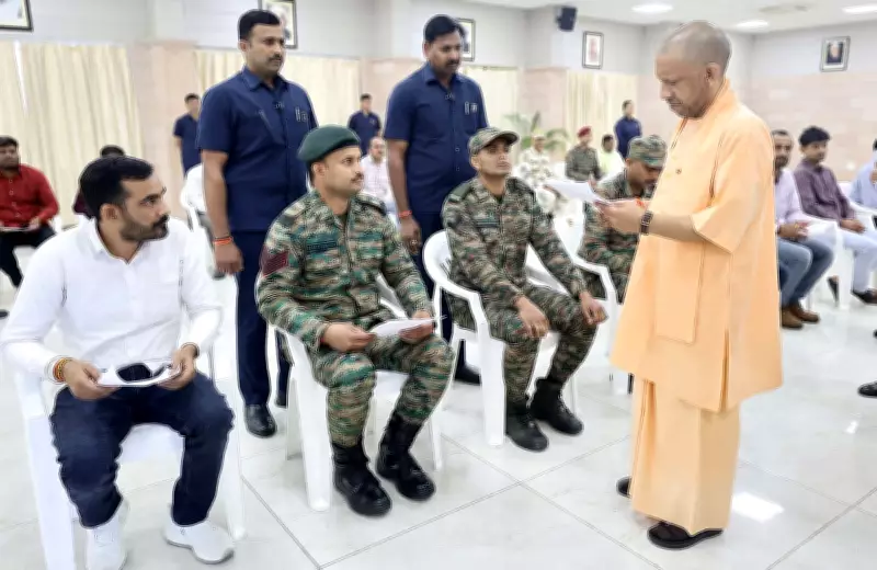 CM Yogi Adityanath Vows Government Responsibility for Soldiers' Families