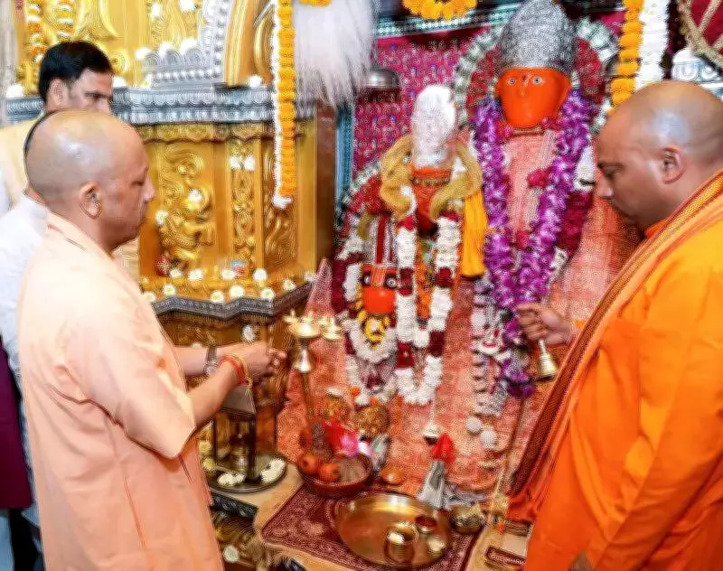 CM Yogi Reviews Security, Cleanliness for Saharanpur's Shakumbhari Devi Mela