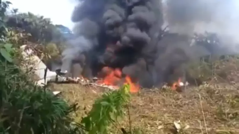 Colombian Military Aircraft Carrying 110 Soldiers Crashes, Reports Confirm