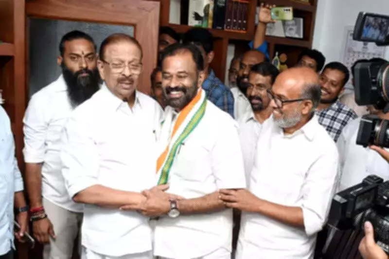 Congress Leaders Unite in Kannur as Mohanan Visits Sudhakaran, Ending Candidature Dispute
