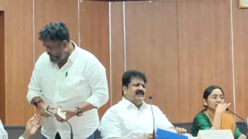 Congress MLA Satish Sail Walks Out of KDP Meeting Over Drug Shortage Dispute