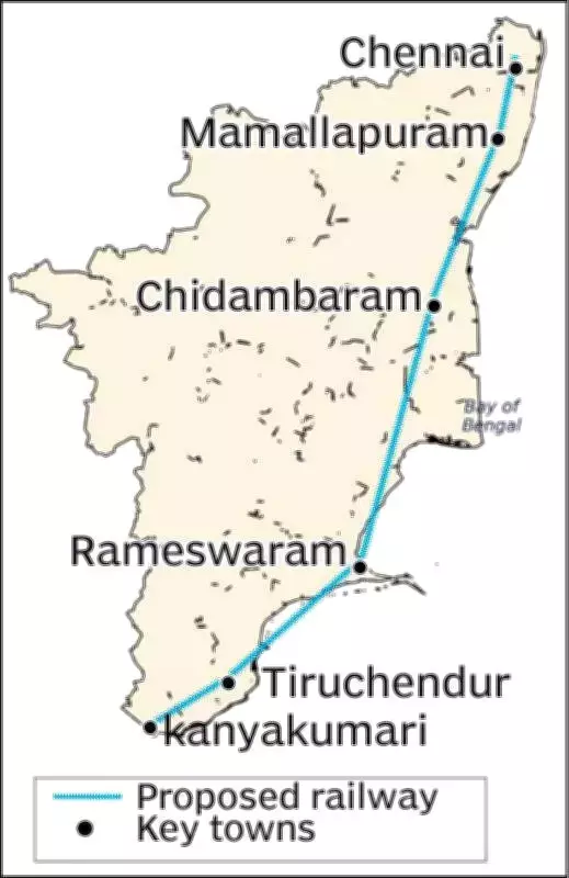 Congress MP Proposes 'Chola Railways' Corridor Along Tamil Nadu's 1,076-Km Coastline