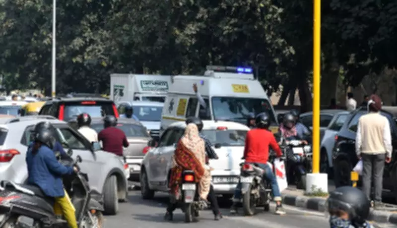 Congress Protest Near PGI Triggers Major Traffic Gridlock, Commuters Suffer