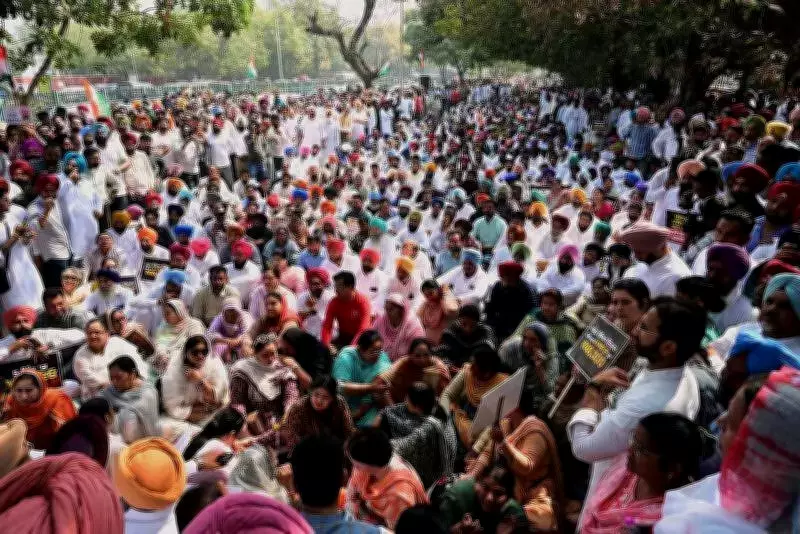 Congress Protests in Punjab Against AAP Government Over Unfulfilled Promises