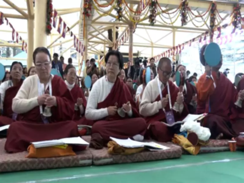Core Group for Tibetan Cause Holds Long-Life Prayers for Dalai Lama in McLeodganj
