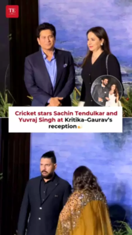 Cricket Legends Attend Kritika and Gaurav's Star-Studded Reception Night