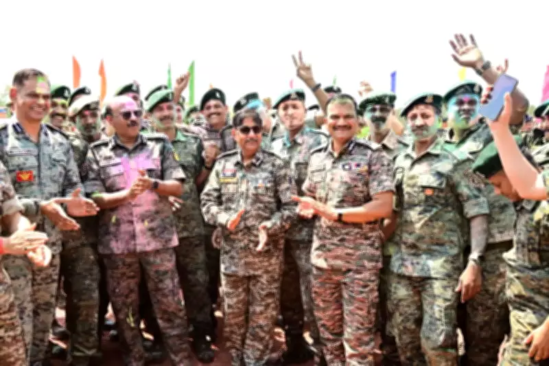 CRPF Chief Celebrates Holi with CoBRA Commandos in Bastar Ahead of Anti-Maoist Deadline