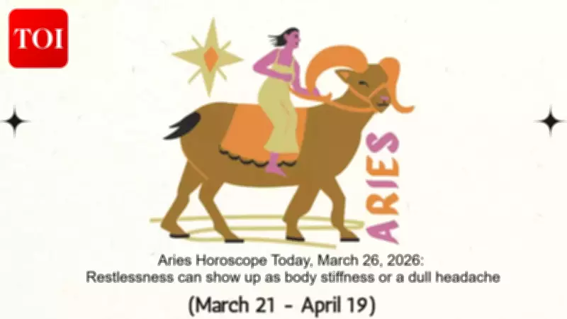 Daily Horoscope for March 26, 2026: Moon and Saturn Influence Restlessness and Laziness