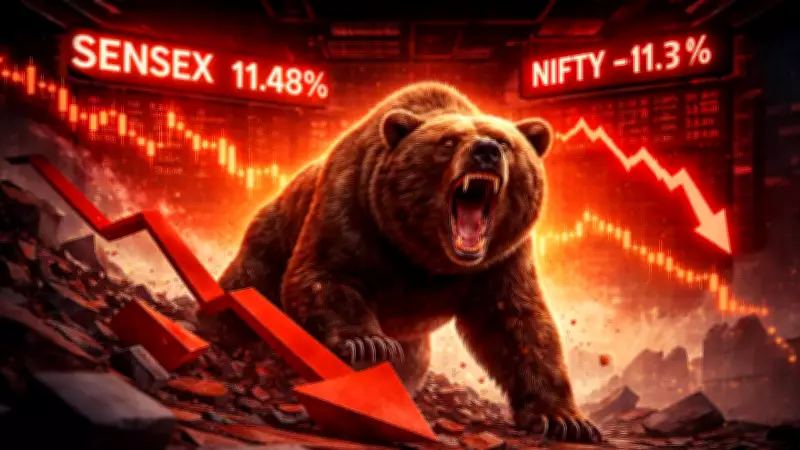 Dalal Street Sees Bloodbath as FII Exodus Wipes Out Lakhs of Crores Amid Global Turmoil