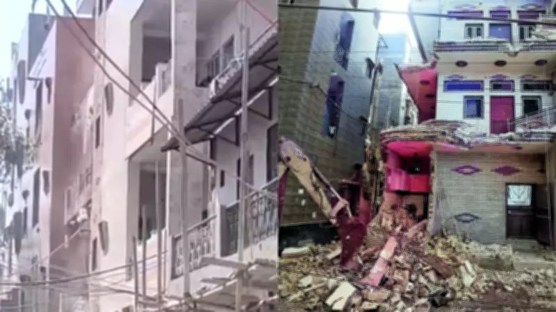 Delhi Civic Body Demolishes Illegal Structure Linked to Holi Clash Accused
