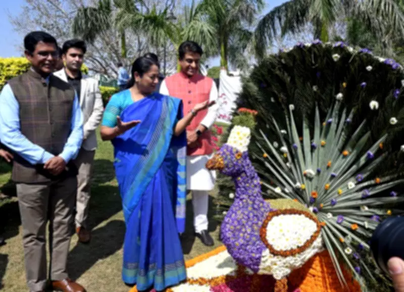Delhi CM Inaugurates NDMC Flower Festival, Showcases City's Green Initiatives