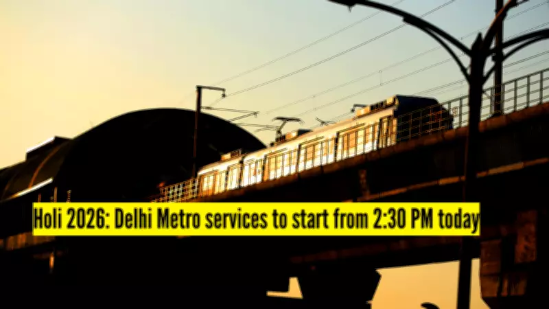Delhi Metro Services Suspended Until 2:30 PM on Holi 2026: DMRC Advisory