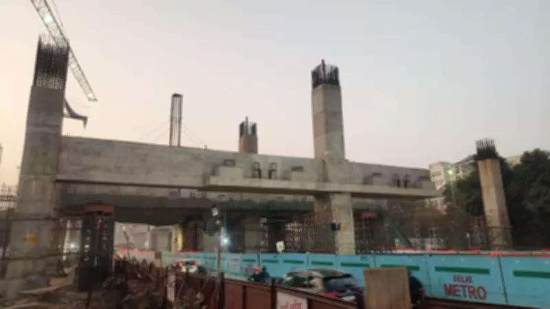 Delhi Metro Unveils First Split-Station Design with 45m Footbridge at Khanpur & Ambedkar Nagar