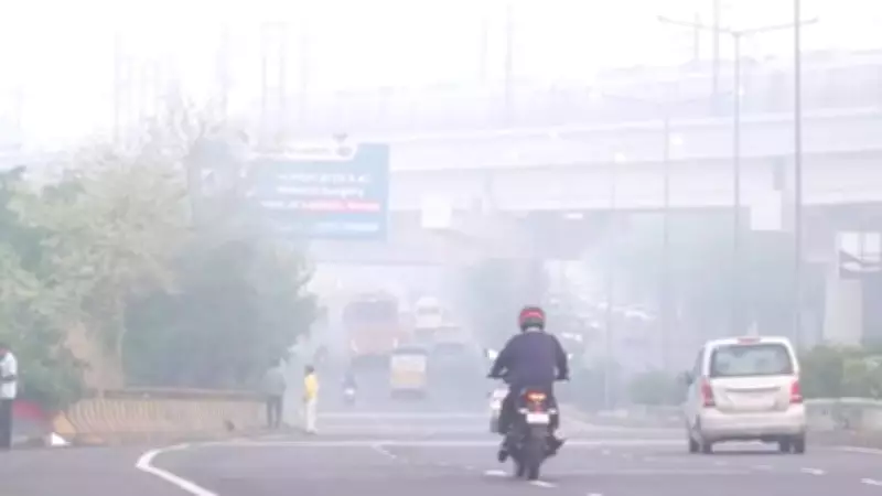 Delhi-NCR Wrapped in Dense Fog After Rainfall, IMD Predicts More Showers