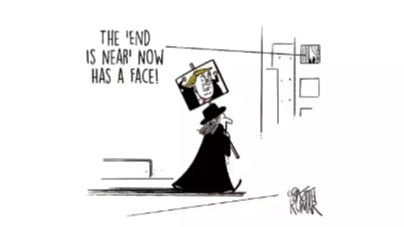 DH Toon: The End Is Near, and It Has a Face - A Satirical Commentary