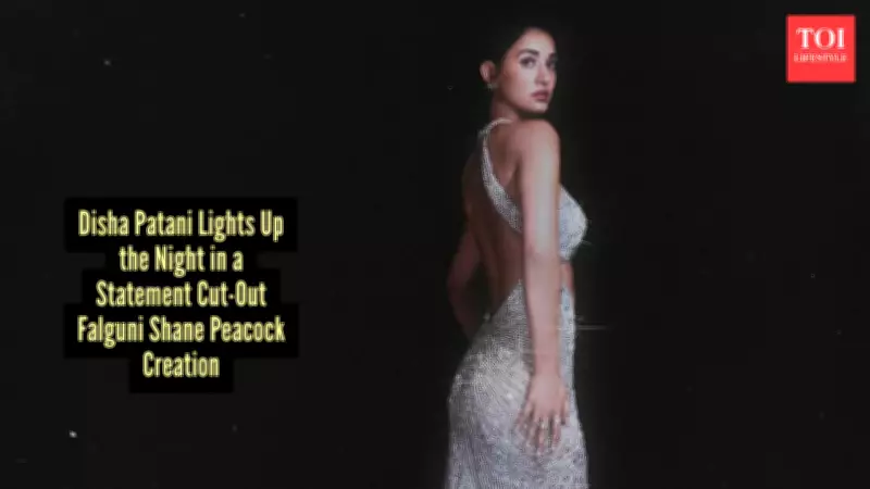 Disha Patani Stuns in Daring Cut-Out Gown by Falguni Shane Peacock