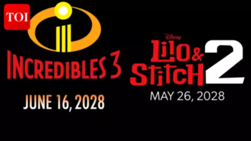 Disney Announces 'Incredibles 3' and 'Lilo & Stitch 2' for Summer 2028 Release