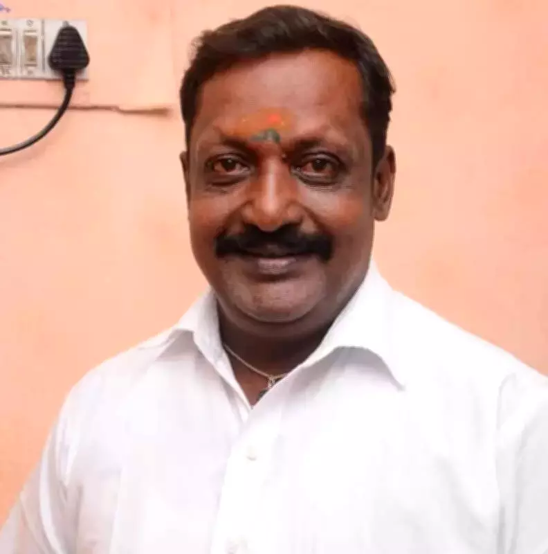 DMK Activist Arrested in Pollachi for Effigy Protest Against AIADMK Leaders