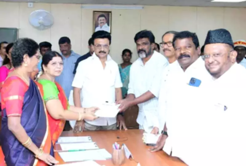 DMK, AIADMK Alliances File Nominations for Rajya Sabha Elections in Tamil Nadu