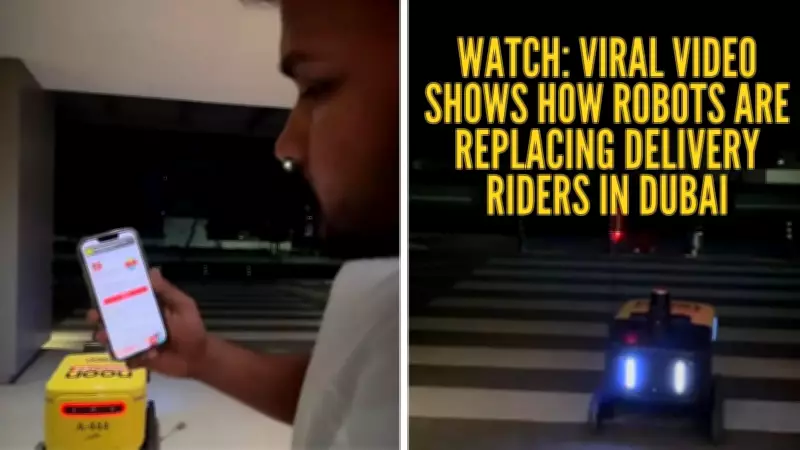 Dubai Food Delivery Goes Robotic: Indian Man's Viral Video Sparks Tech Debate
