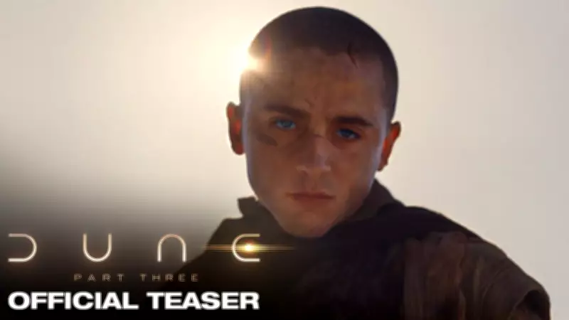 Dune: Part Three Official Teaser Released, Starring Timothee Chalamet