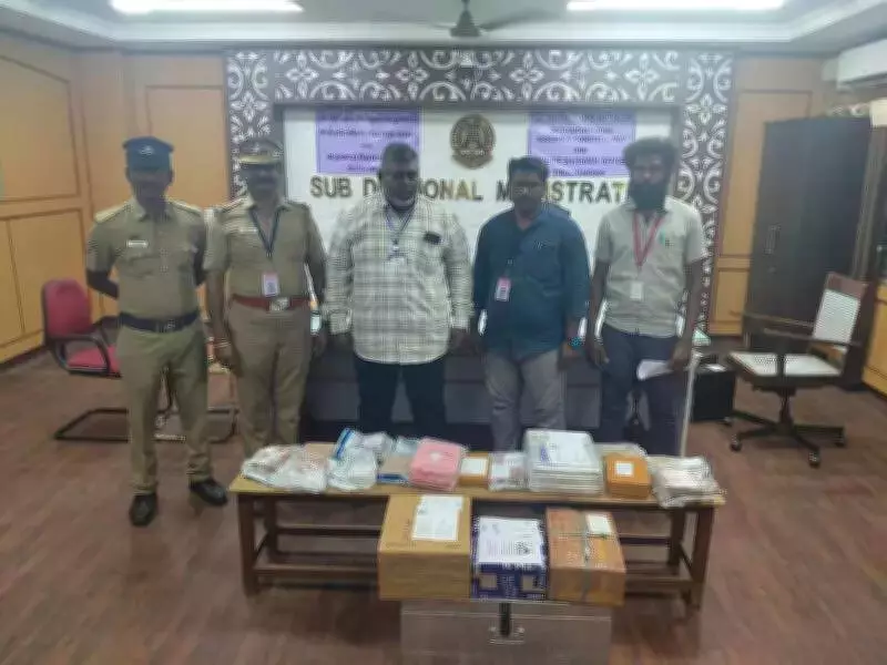 Election Squad Seizes Gold, Diamond Jewellery Worth ₹2.39 Crore in Namakkal