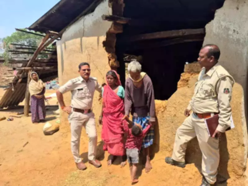 Elephant Herd Flattens Tribal Home in Chhattisgarh; Family Rescued Minutes Before