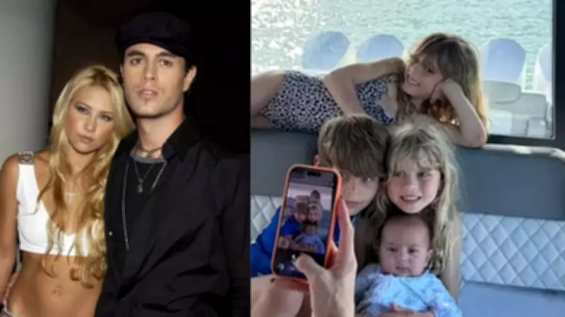 Enrique Iglesias Shares Rare Family Photo with Anna Kournikova and Four Children
