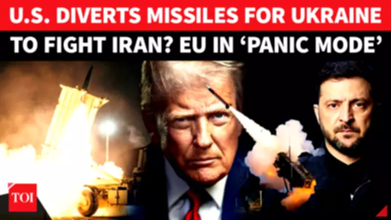 EU Alarmed: US Missile Diversion for Iran Conflict Could Impact Ukraine Aid