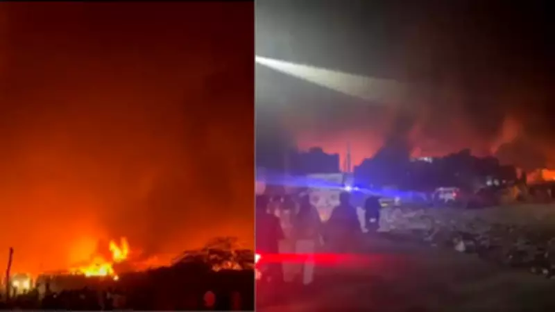 Fact-Check: Delhi Fish Market Fire Video Falsely Shared as 'Indian Drone Factory for Israel'