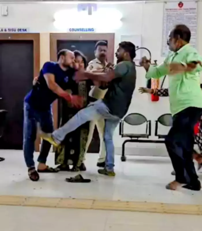 Family Brawl Over Property Dispute Erupts Inside Bhubaneswar Police Station