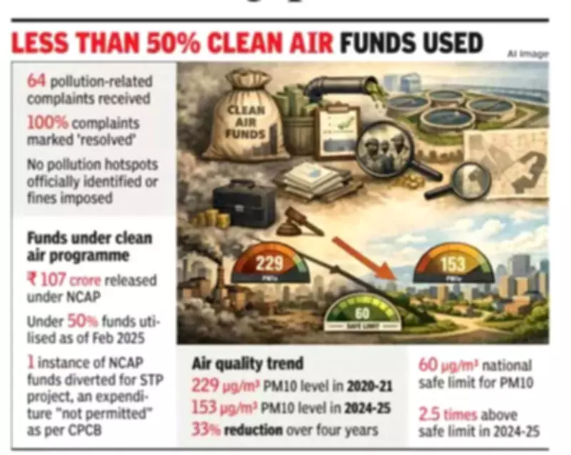 Faridabad Pollution Complaints: 64 Cases in 2025, Zero Fines Imposed
