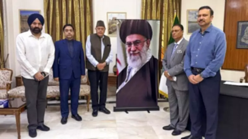 Farooq Abdullah Meets Iran's Deputy Envoy, Extends Condolences on Khamenei's Passing