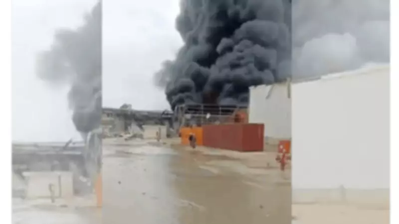 Fire at Israeli Industrial Zone Likely Caused by Iranian Missile Shrapnel