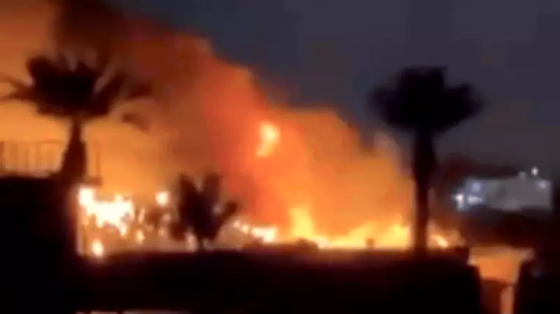Fire Erupts at US Diplomatic Facility Near Baghdad Airport; Pro-Iran Group Claims Attack
