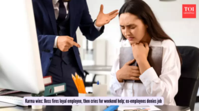 Fired Before Holidays, Ex-Boss Begs for Free Help: Employee's Karma Story