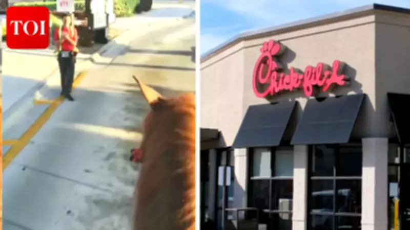 Florida Man Rides Horse Through Chick-fil-A Drive-Through, Stuns Staff