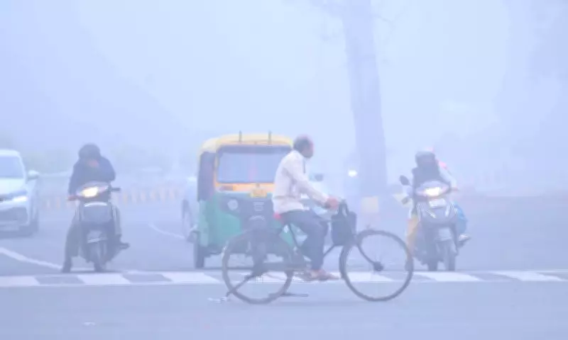 Fog Returns to Delhi-NCR Post-Rainfall, Temperature Drops, Air Quality Satisfactory
